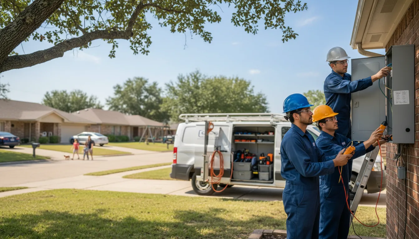 Certified electrician providing emergency electrical services in New Harmony, IN